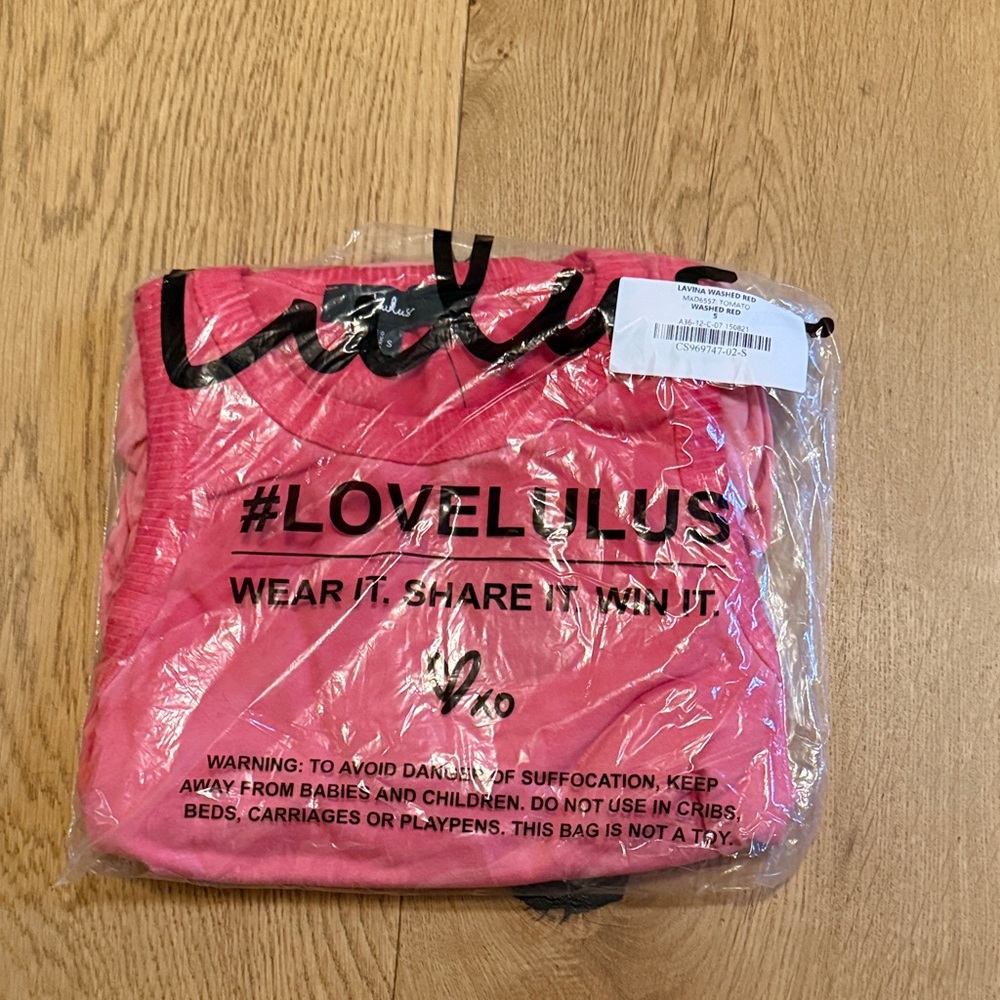Lulus- Lavinia Washed Red Jersey Knit Bodycon Dress- small